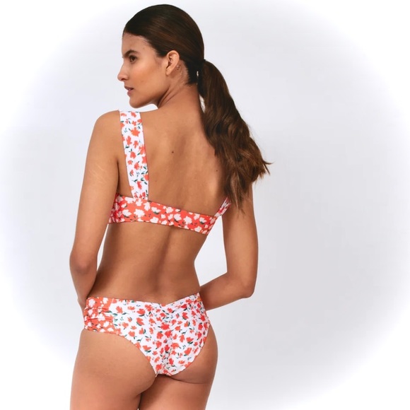 PALMACEA | S | LOTO 22 American Colibria Tangerine Lilac Swim Bikini Bottoms NWT - Picture 1 of 13